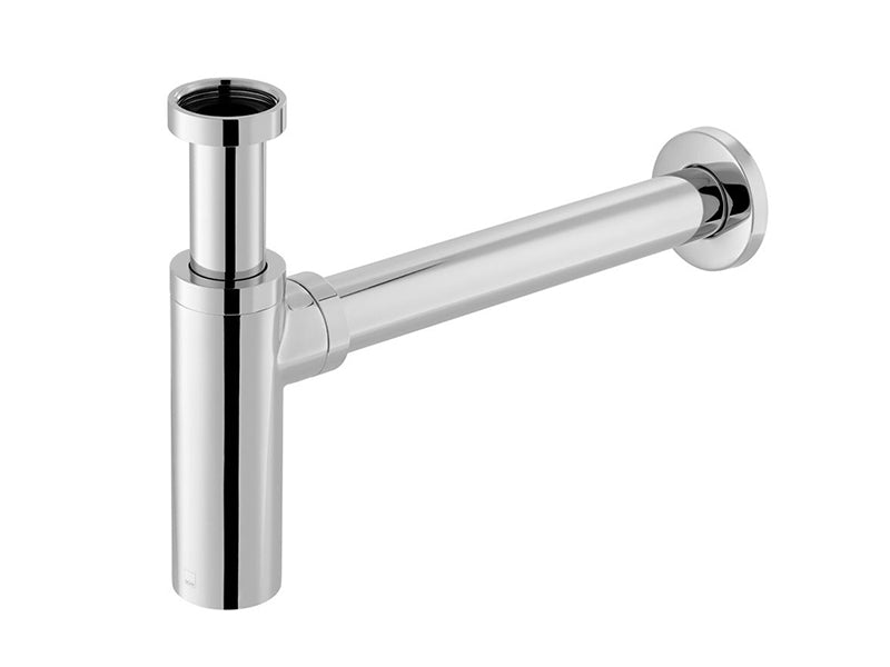 Round Chamber Telescopic Bottle Trap - Chrome Plated