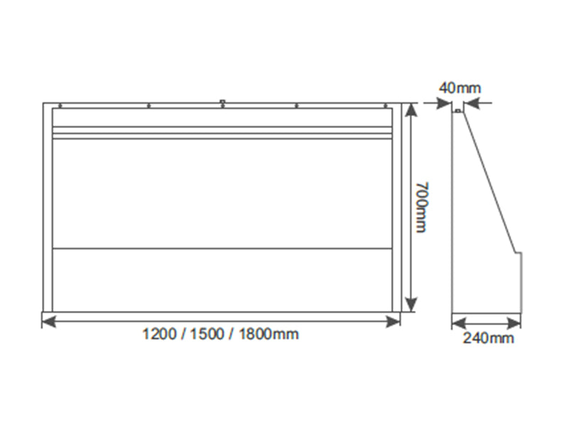 The Lecarrow - Wall Mounted Urinal Slab