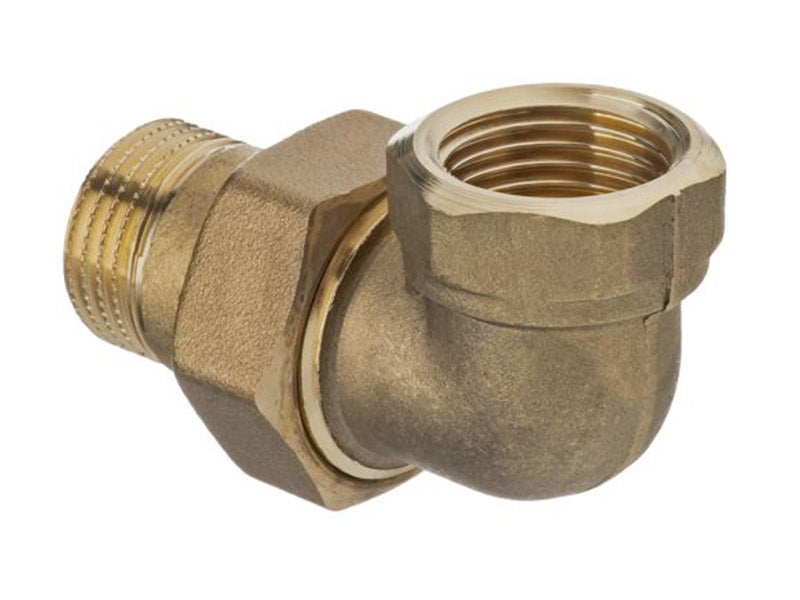 Threaded Brass Elbow Union M x F Swivel