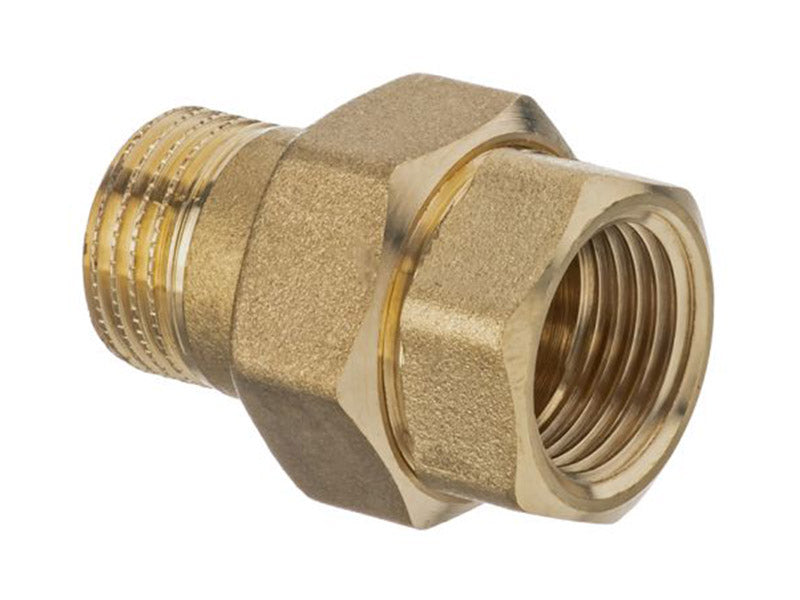 Threaded Brass Straight Union M x F Swivel