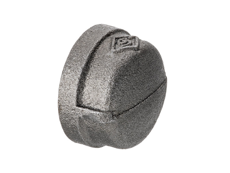 Malleable Iron End Cap Ref. 301 - Black