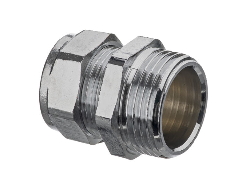 Chrome Plated Compression M.I. x C Straight Coupling 311CP