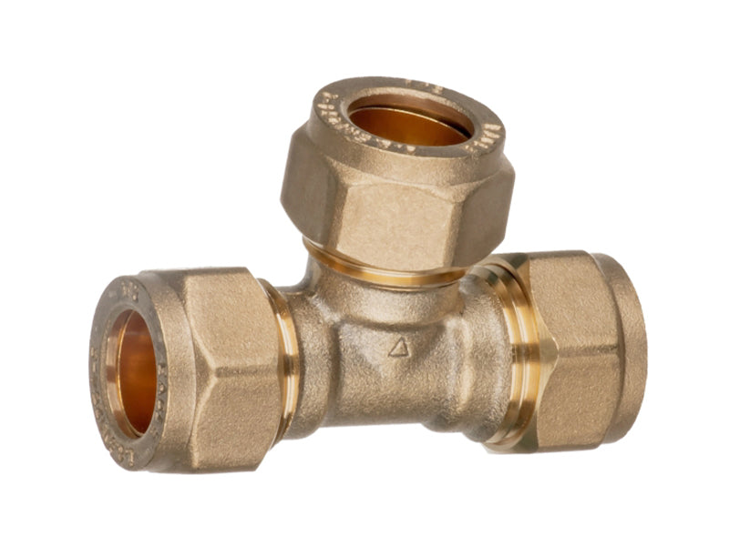 Brass Compression Equal Tee 318