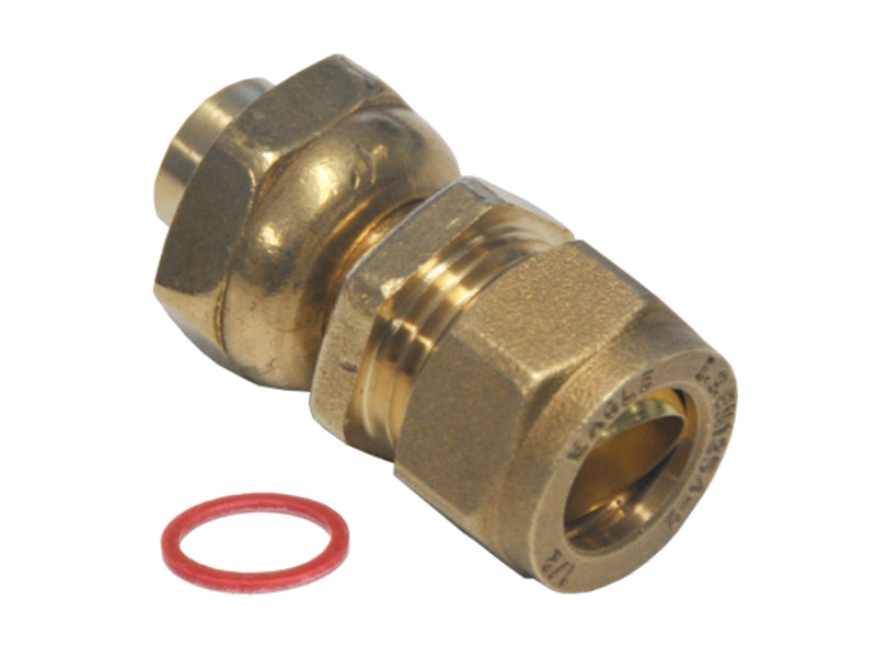 Brass Compression Female Swivel Straight F.I. x C 326