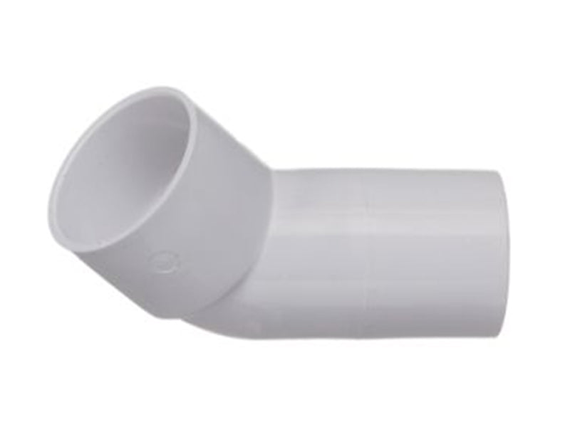 Solvent Waste 45 Deg. M x F Bends - White
