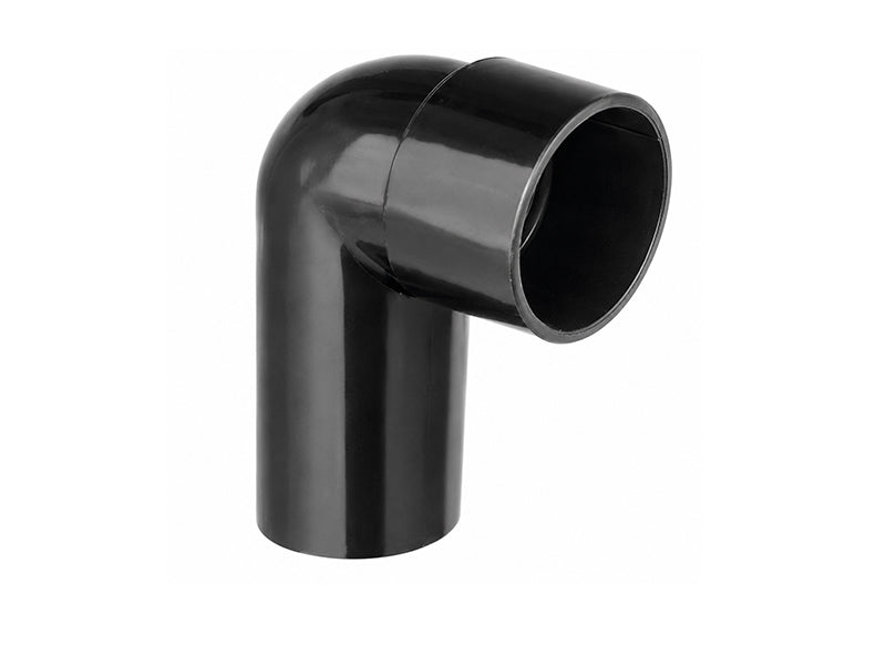 Solvent Waste 90 Deg. M x F Knuckle Elbows - Black