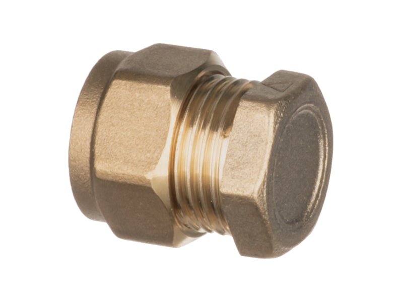 Brass Compression Metric Stop End 651