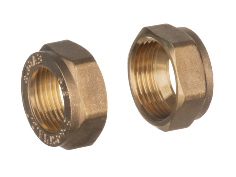 Brass Compression Metric Spare Nut 678A