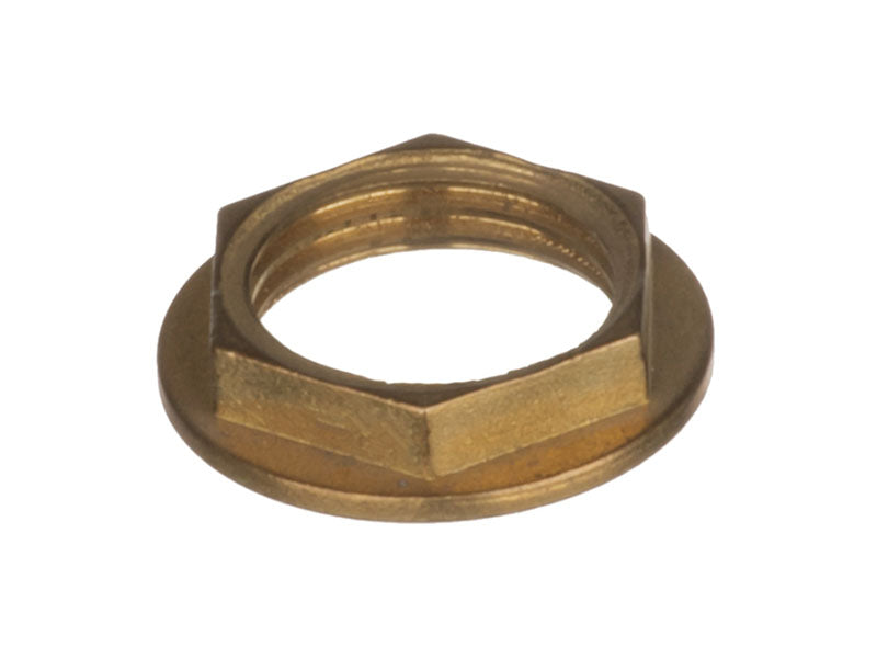 Threaded Brass Hexagonal Backnut