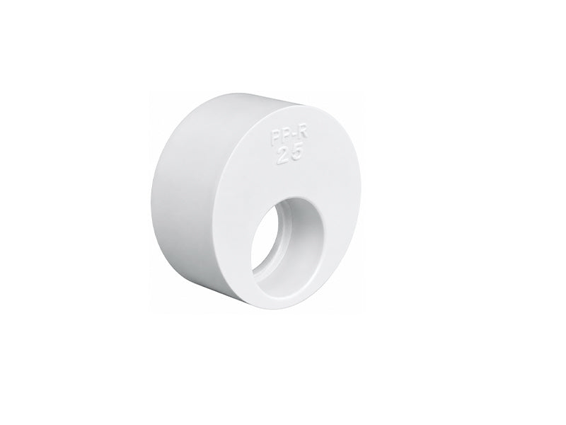 Soil Pipe Insert PVC Plug and Reducer - White