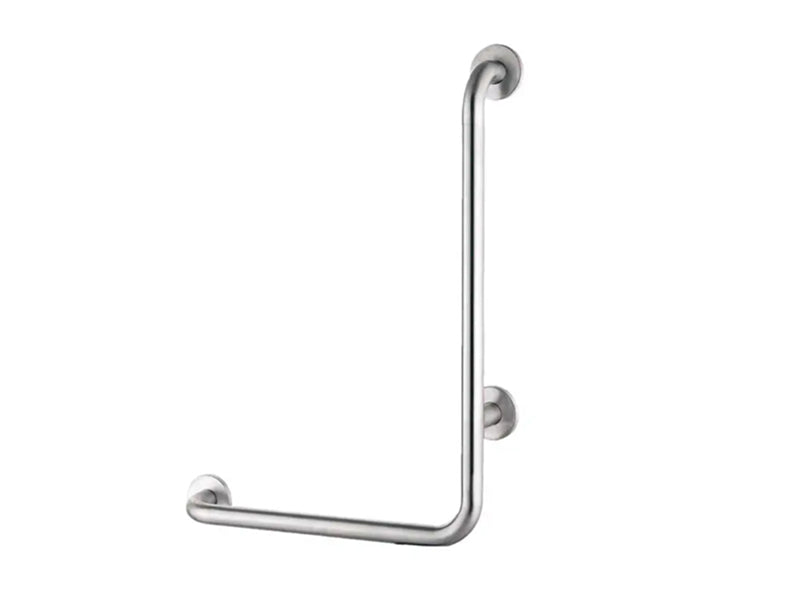 Satin Finish 304 Stainless Steel Wall Mounted L Shaped Grab Rail