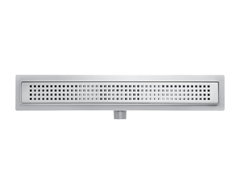 Franklin S/Steel Trapped Channel Wet Room Floor Gully with Perforated Cover