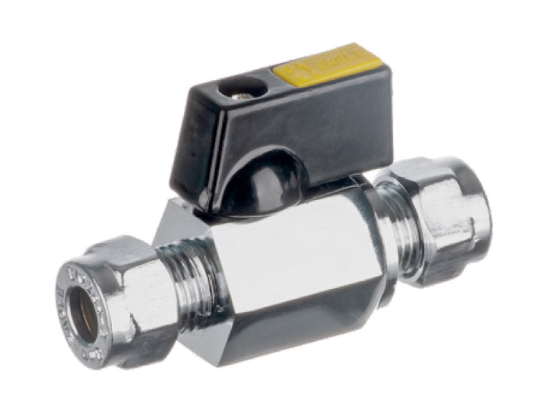 Mini Compression Lever Action Straight Pattern Ball Valves