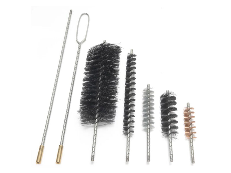 Premium Boiler Flue Brush Set - 7 pieces