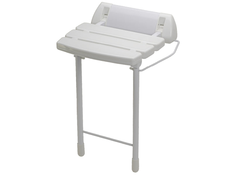 Narrow Foldable Shower Seat with Legs