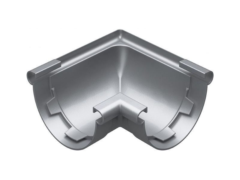 Rainwater 90 Deg. Gutter Angle - Steel Effect