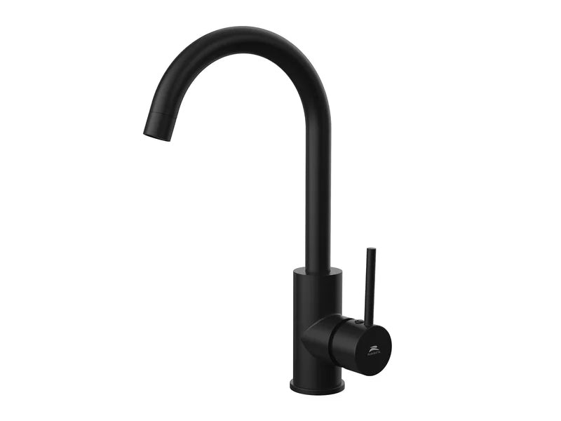 Rubineta Axe-33 Monobloc Sink Mixer Single Lever - Matt Black