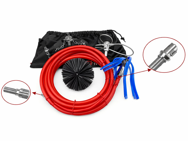 Turbo Premium Commercial Quality Chimmey Cleaning Kit