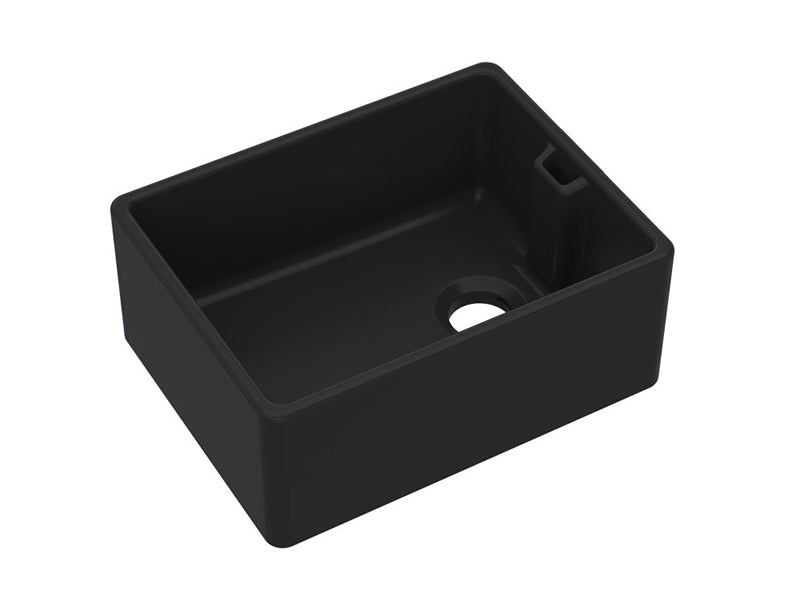 Fireclay Belfast Inset Sink 1B - Black Finish