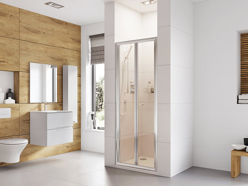 Waterbox Bi Fold Shower Door - Chrome Finish