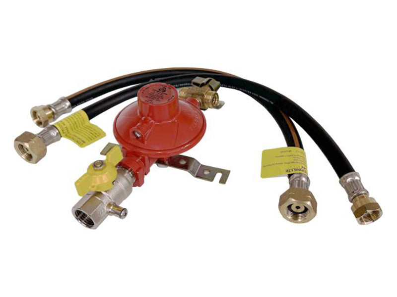 4Kg Manual Changeover Regulator c/w Pigtails with OPP & EFV Type 738