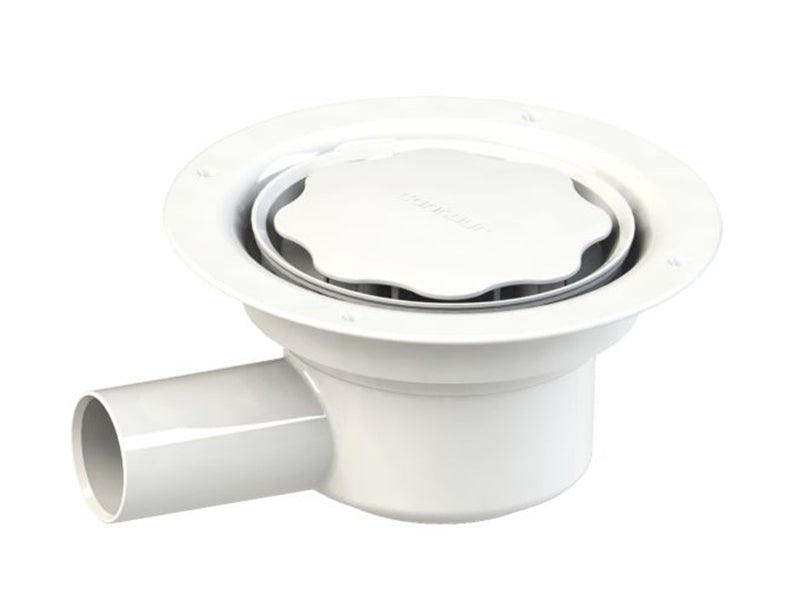 AKW Gravity Shower Waste for Vinyl Flooring