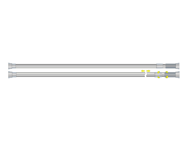 Expandable Shower Curtain Rail