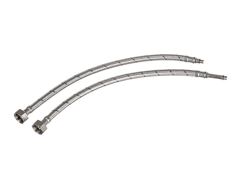 Monobloc Range Flexible Plumbing Connectors With Female Swivel Ends - Pair of 2