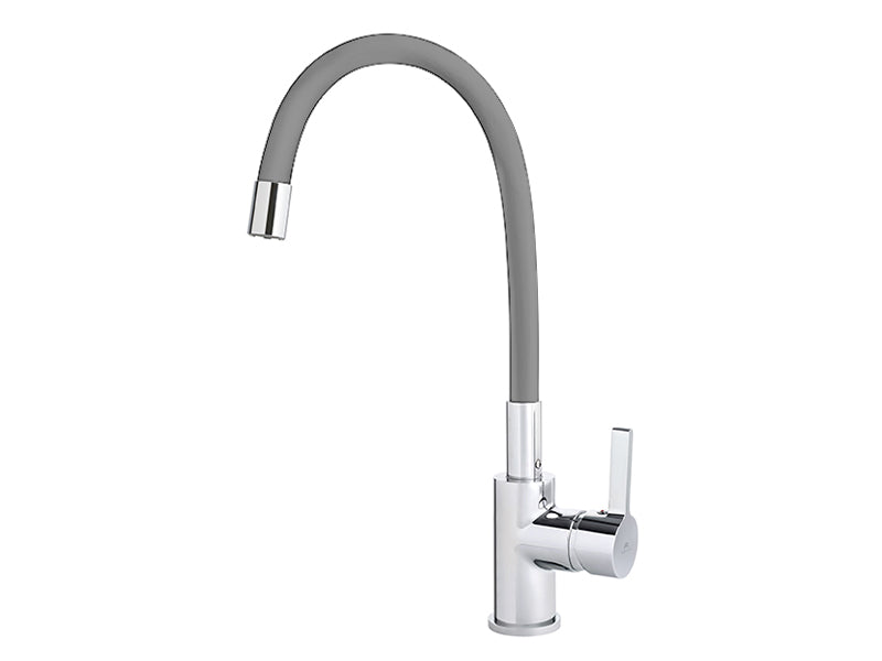 Rubineta FlexFit-33 Monobloc Sink Mixer - Chrome / Grey