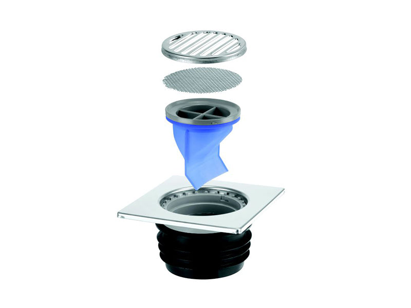 Stainless Steel Tile with Internal Non-Return Valve