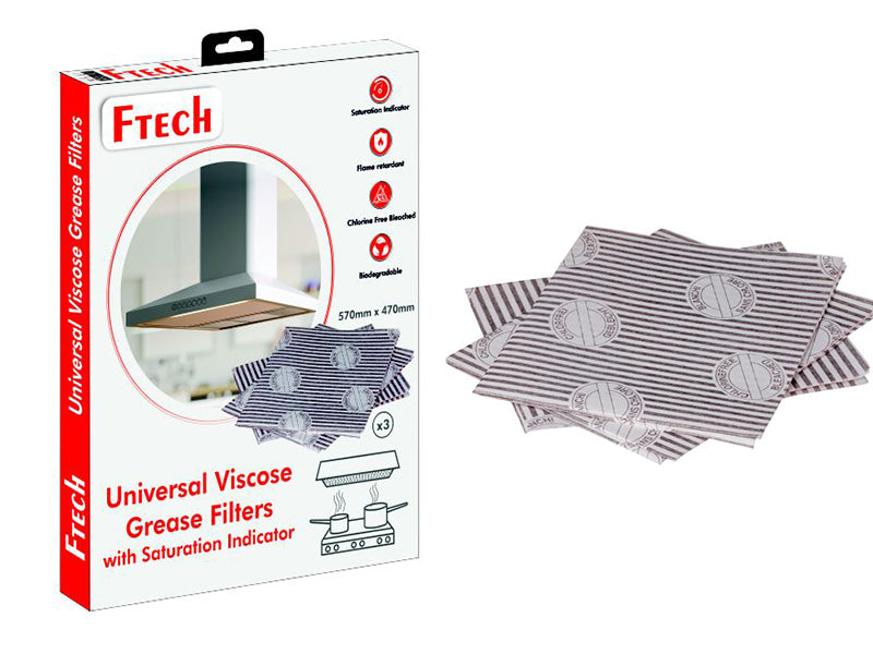FTECH1 Cooker Hood Grease Filter with Saturation Indicator