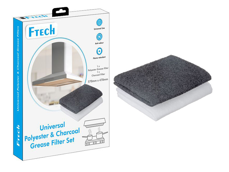 FTECH3 Universal Cooker Hood Grease Filter Set