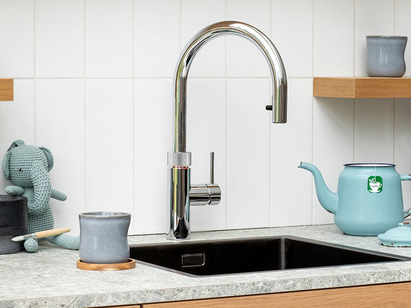 Quooker Flex Boiling Water Tap - Chrome Finish