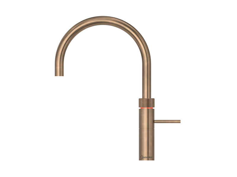 Quooker Fusion Round Boiling Water Tap - Patinated Brass Finish