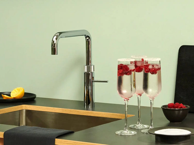 Quooker Fusion Square Boiling Water Tap - Chrome Finish