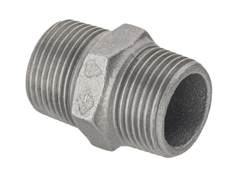 Malleable Iron Nipple Ref. 280 - Galvanised