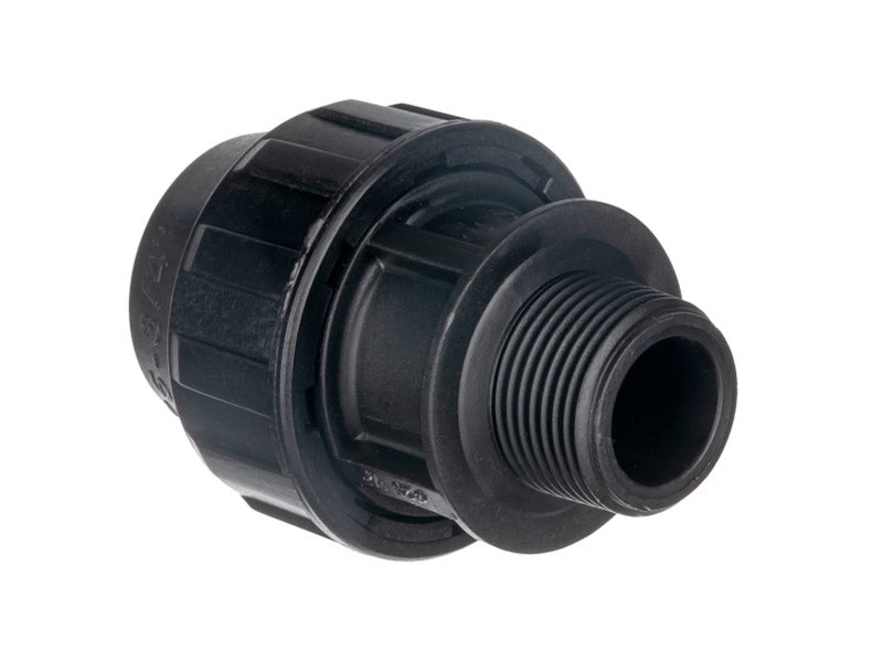 Gripmax M.I. x Straight Connector for NG LDPE Pipe