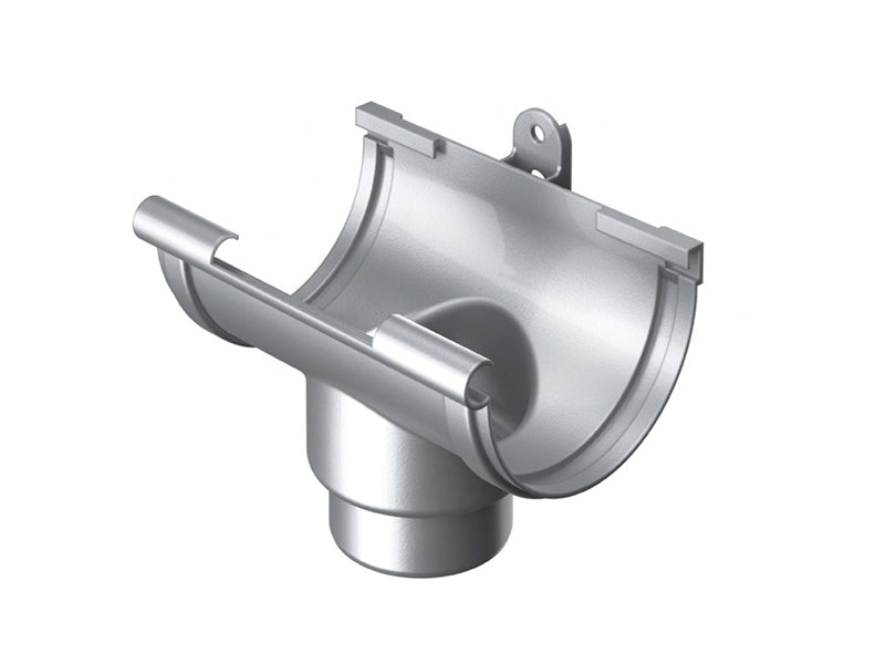 Rainwater Running Outlet - Steel Effect