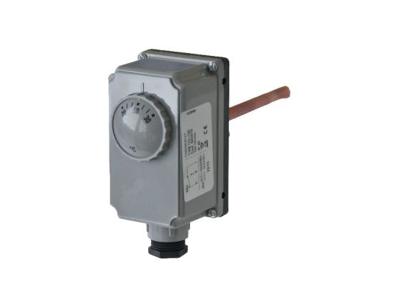 Single Adjustable Boiler Thermostats Rated IP40 - Temp. 30 - 70°C
