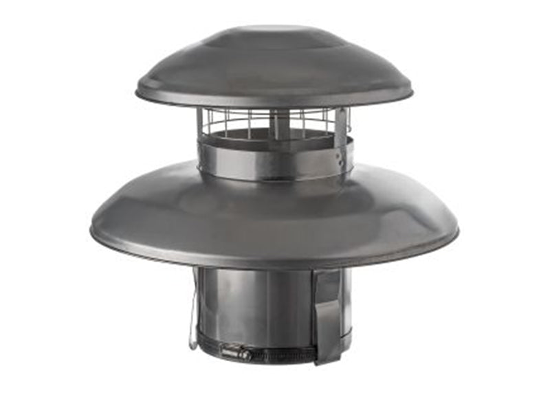 Hanging Cowl for Liners used with oil and solid fuel fired appliances