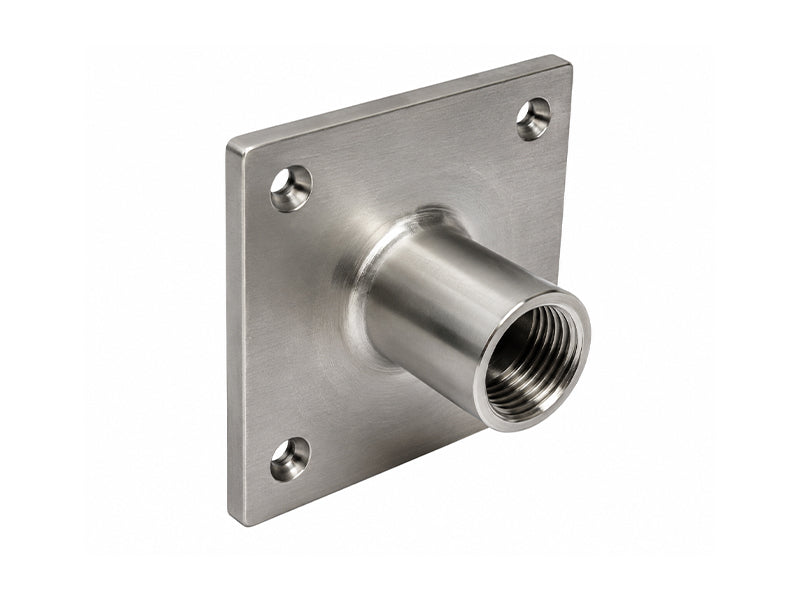 Stainless Steel Backplate - Back Inlet