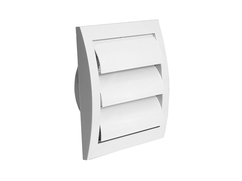 Europlast Plastic Grilles with Shutter - White