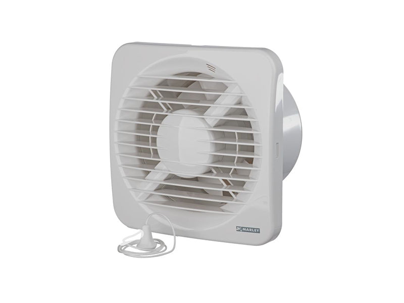 Manrose 6" Kitchen Fan with Pull Cord