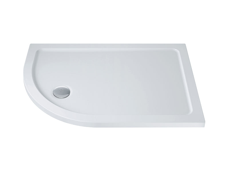 Waterbox ABS Stone Low Profile Offset Quadrant Shower Trays