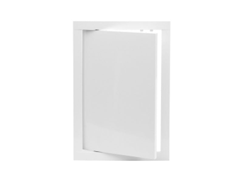 Rectangular Plastic Access Panels with Friction Catches - White