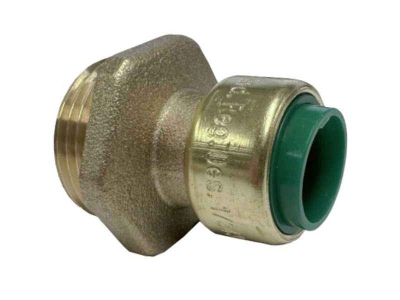 Pushtite M.I. Brass Straight Coupling