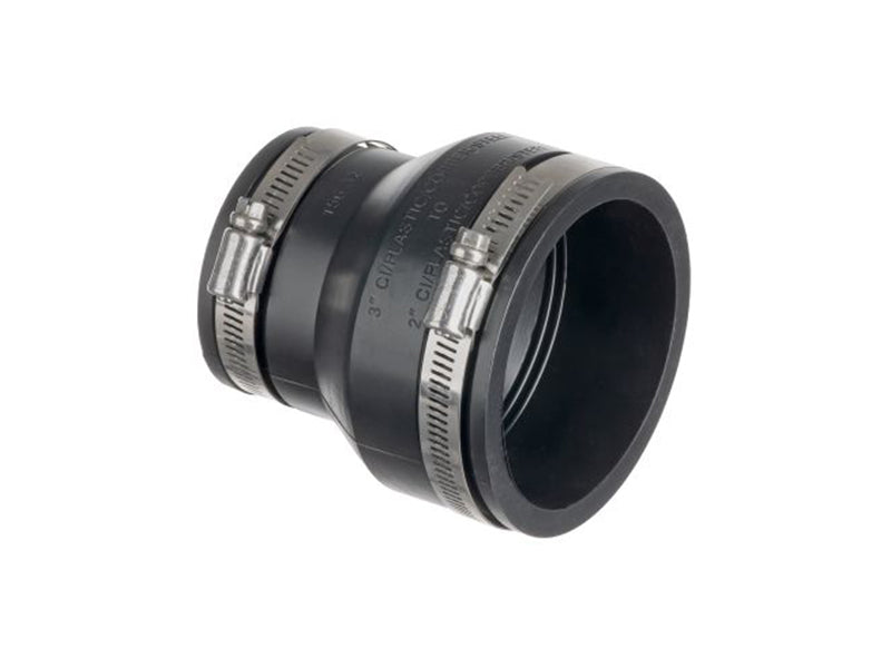 Flexible PVC Unequal Ends Couplings PVC/CI - PVC/CI