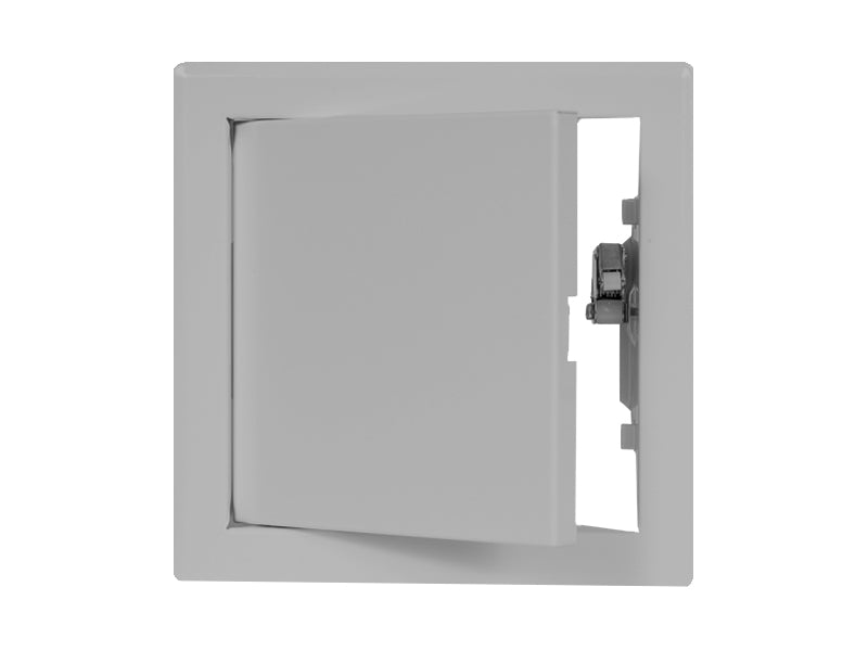 Square Stainless Steel Access Panels with Roller Catches - Natural