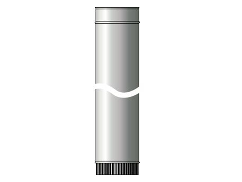 Excelsior Single Wall Flue System 3 Ft. (900mm) Straight Length