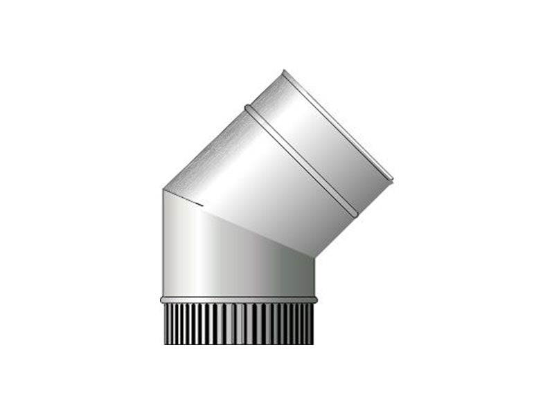 Excelsior Single Wall Flue System 45 Deg. Bend